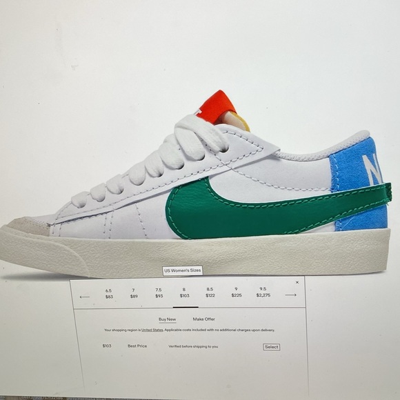 Nike Blazer Low ‘77 Jumbo Sneaker - Picture 8 of 9